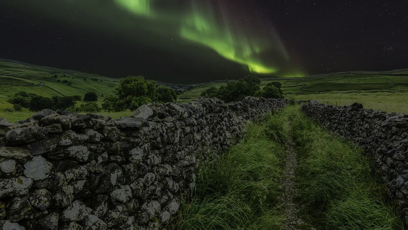 Aurora borealis backdrops